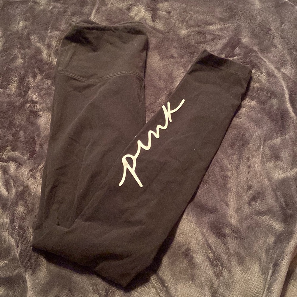 Black Pink Victoria’s secret leggings Size: Small